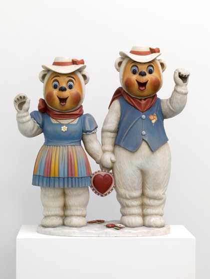 Jeff Koons is among the living artists represented by Gagosian, combining artistic significance with substantial market power.