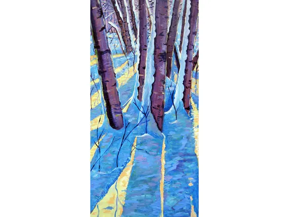 KAWS, In the Woods, 2013–2014. Oil on canvas. Resold at Christie's New York in May 2019 for approximately $4 million. Courtesy Christie's