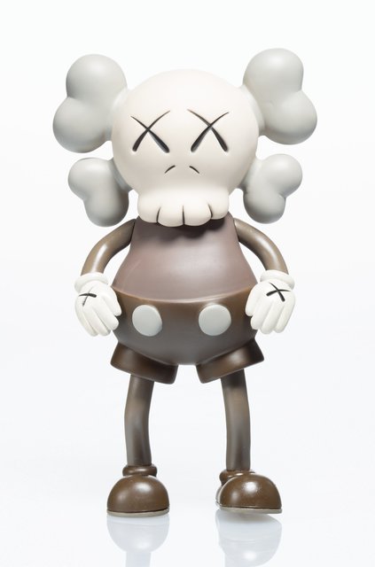 KAWS, Companion (Various Editions), 1999–present. Vinyl collectible figures. These variants have become investment-grade works when issued in limited editions with documented provenance. Courtesy KAWS Studio