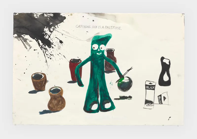 Raymond Pettibon, untitled drawing, ink on paper. Courtesy the artist and David Zwirner